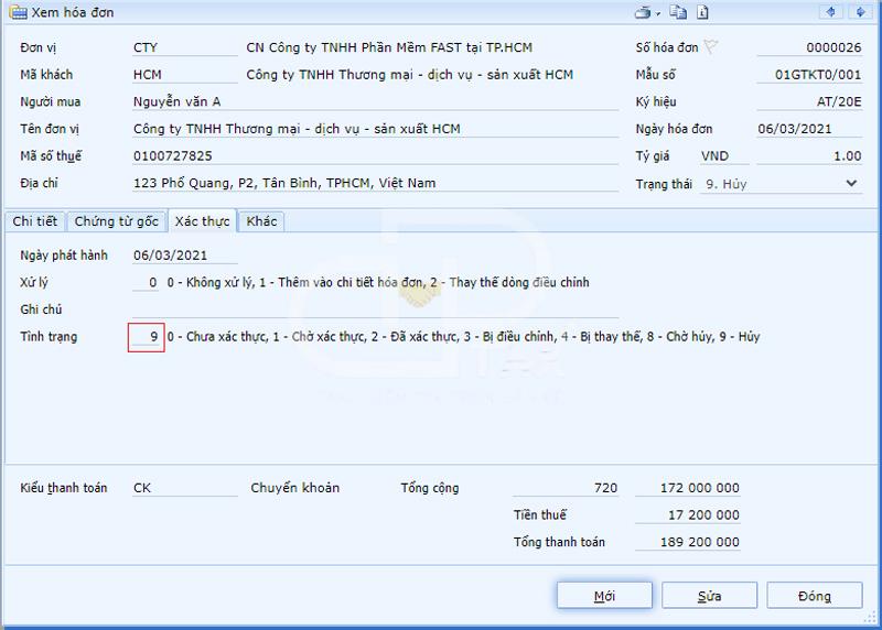 Khi nào cần hủy hóa đơn điện tử