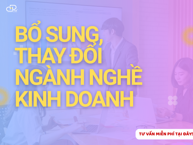 Bổ Sung, Thay Đổi Ngành Nghề Kinh Doanh