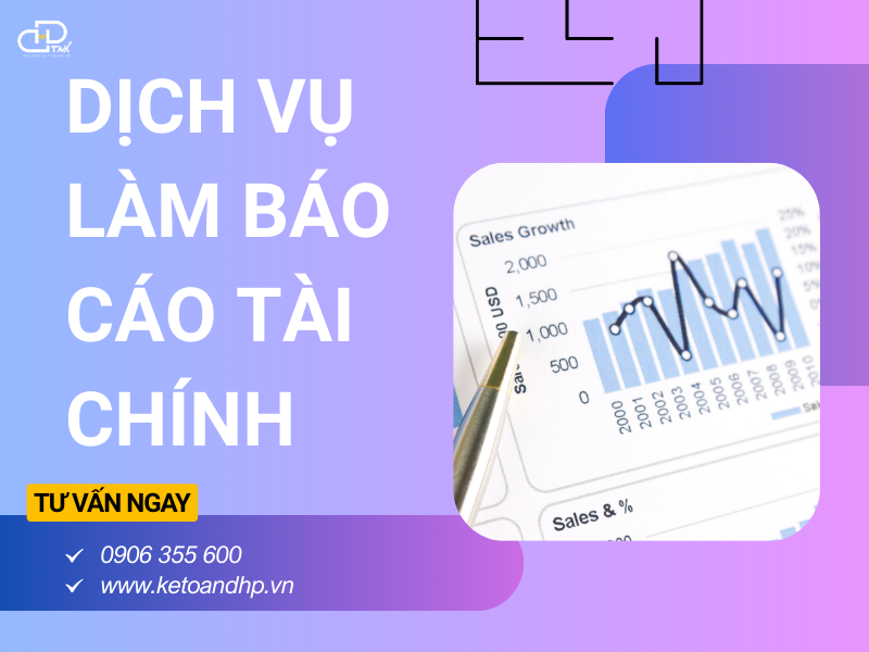 Dịch vụ làm báo cáo tài chính