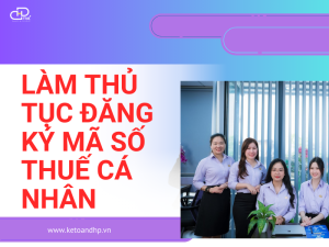 Làm Thủ Tục Đăng Ký Mã Số Thuế Cá Nhân