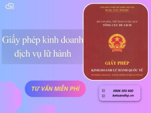 Giấy phép kinh doanh dịch vụ lữ hành