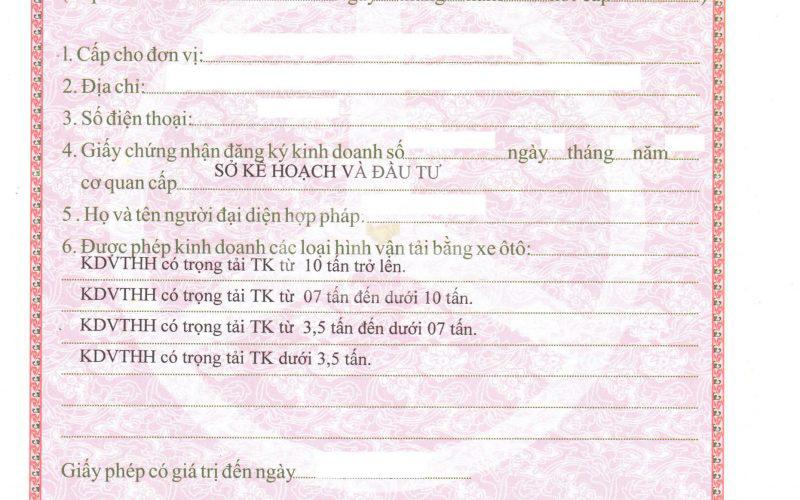 Điều kiện cấp giấy phép kinh doanh vận tải cá nhân cho hành khách