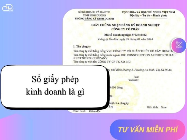Số giấy phép kinh doanh là gì